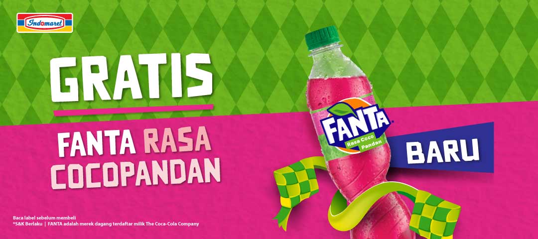 Gratis FANTA rasa Cocopandan Gratis FANTA rasa Cocopandan